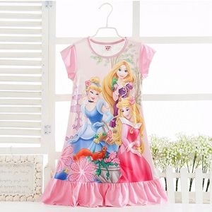 Princess Aurora Rapunzel Cinderella Nightgown